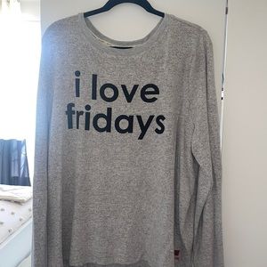 Peace, Love, World sweatshirt